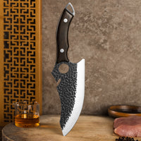 Thumbnail for Steel Forging Ring Tactical Kitchen Knife