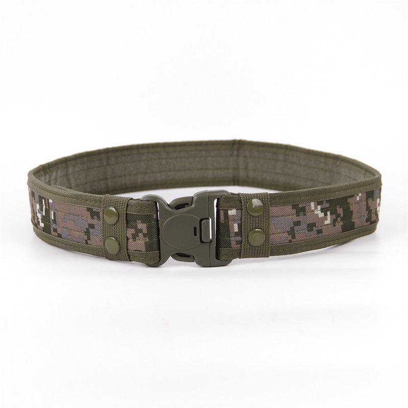 Quick Release Tactical Belt Fashion Men Canvas Belt Outdoor Hunting