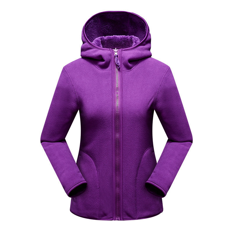 Fashion Outdoor Thick Warm Polar Fleece Jacket