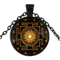 Thumbnail for Sacred Sri Lanka Yantra Time Gem Pendant Necklace