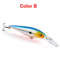 Thumbnail for 10PCS Minnow Fishing Lures Laser Hard Artificial Bait 3D Eyes 11cm 10g Fishing Wobblers Crankbait Minnows 6