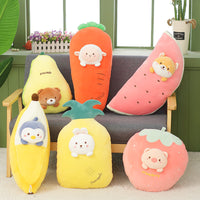 Thumbnail for Cute Banana Pillow Carrot Doll Fruit Plush Toy