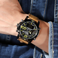 Thumbnail for Sanda New Sports Watch Male Student Junior High School Outdoor Waterproof Military Watch Tactical Youth Electronic Has Generation