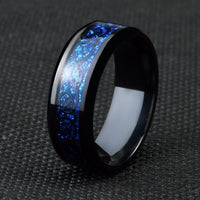 Thumbnail for Black Heart Gemstone Diamond Wedding Ring