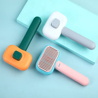 Thumbnail for New Pet Cat Dog Hair Brush Hair Massage Comb Open-Knot Brush Grooming Cleaning Tool Stainless Steel Comb