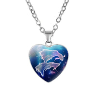 Thumbnail for Women's Zodiac Heart Pendant Necklace