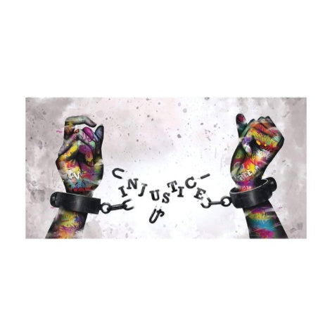 Children's Graffiti Wall Art Canvas Abstract