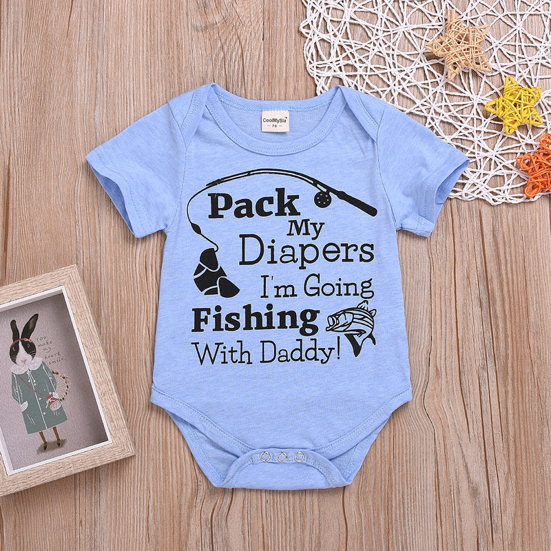 Baby And Toddler Alphabet Print Romper