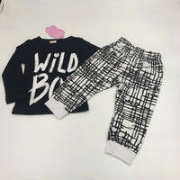 Thumbnail for Long Short Sleeve Top Pants 2pcs Sport Suit Baby Clothing Set