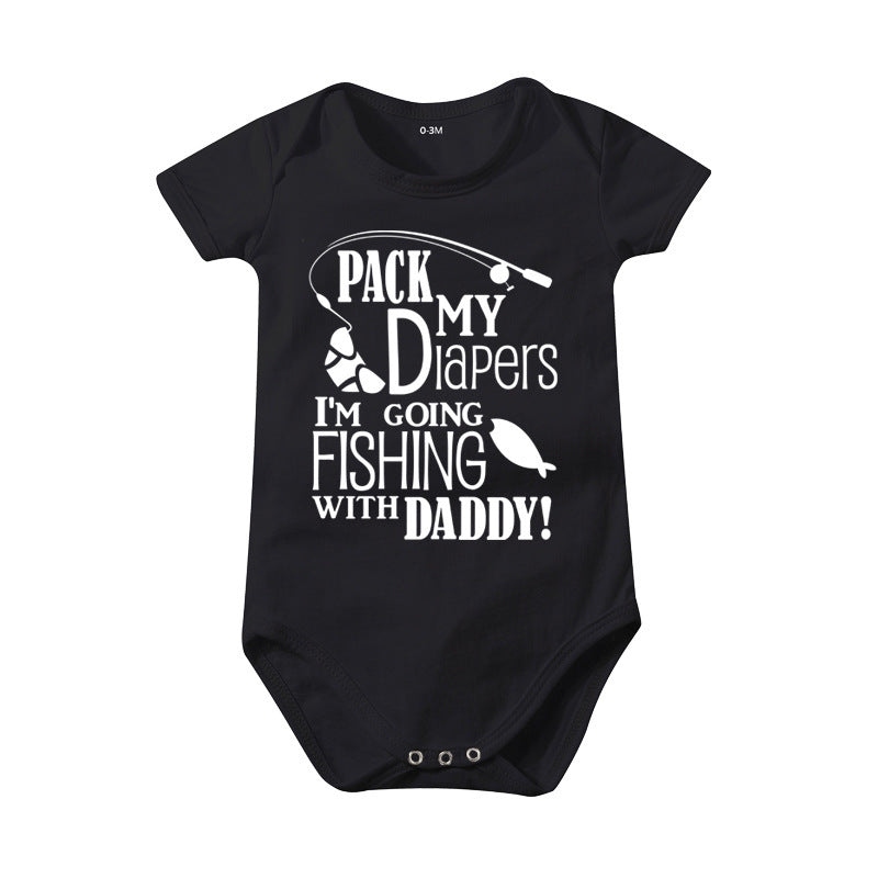 Baby And Toddler Alphabet Print Romper