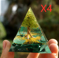 Thumbnail for Pyramid Decoration Natural Crystal Gravel Energy Tower