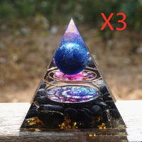 Thumbnail for Pyramid Decoration Natural Crystal Gravel Energy Tower