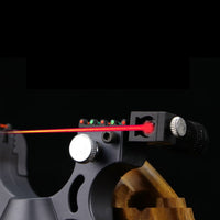 Thumbnail for Combat High Precision And Powerful Flat Rubber Band Laser Aiming Infrared Slingshot