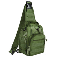 Thumbnail for Outdoor Tactical Sling Bag Military MOLLE Crossbody Pack Chest Shoulder Backpack