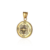 Thumbnail for Titanium steel compass pendant