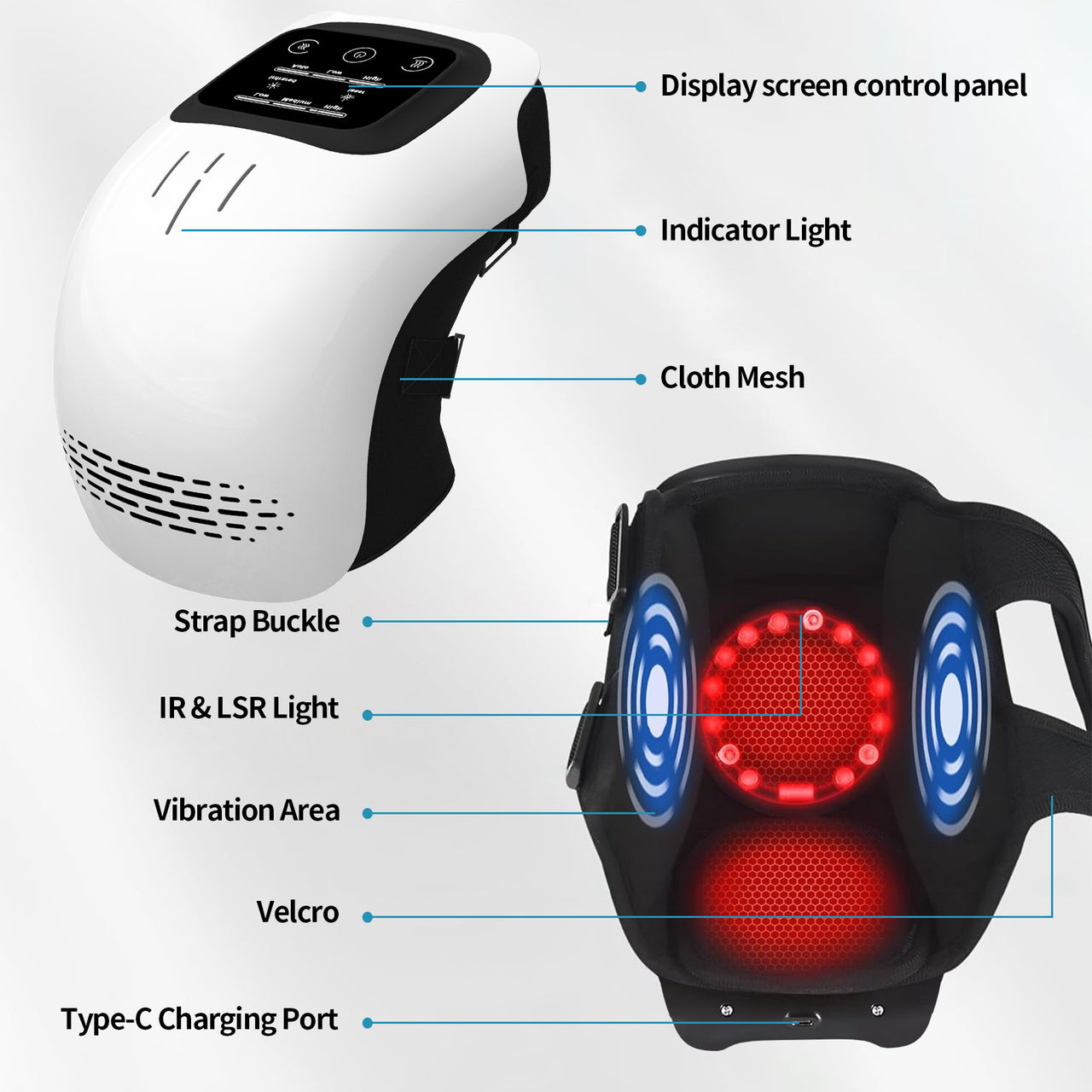 Electric Knee Physiotherapy Intelligent Massager