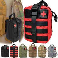 Thumbnail for Tactical First Aid Kit Waist Bag Emergency Travel Survival Rescue Handbag Waterproof Camping First Aid Pouch Patch Bag