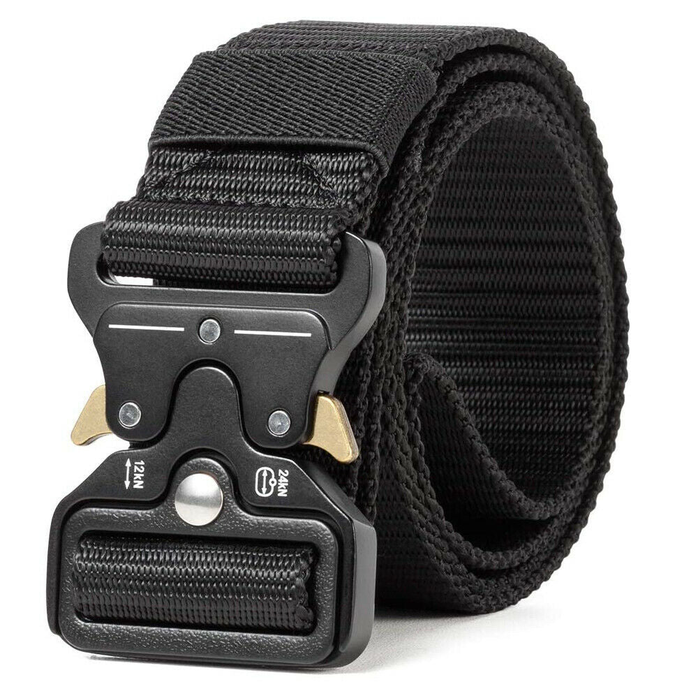 Military Tactical Belt Heavy Duty Security Guard Working Utility Nylon Waistband