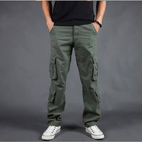 Thumbnail for Outdoor Overalls Men's Loose Large Size Multi Pocket Trousers