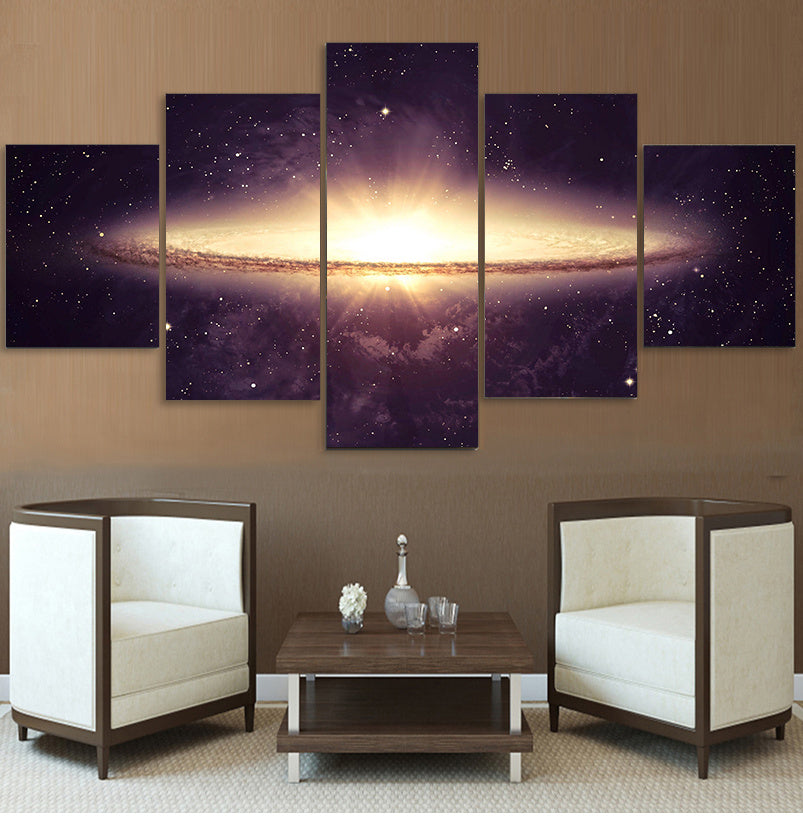 HD Modern Home Decoration Canvas Five-piece Decorative Painting