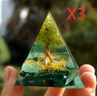 Thumbnail for Pyramid Decoration Natural Crystal Gravel Energy Tower