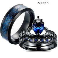 Thumbnail for Crown love sapphire female ring