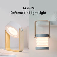 Thumbnail for Foldable Touch Dimmable Reading LED Night Light Portable Lantern Lamp USB Rechargeable For Home Decor