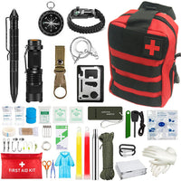 Thumbnail for Wilderness Survival First Aid Outdoor Survival Emergency Kit