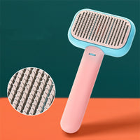 Thumbnail for New Pet Cat Dog Hair Brush Hair Massage Comb Open-Knot Brush Grooming Cleaning Tool Stainless Steel Comb