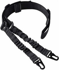 Thumbnail for Tactical Rifle Sling Gun Shoulder Strap 2 Point Hooks One Single Strap Hunting